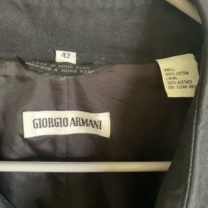 Giorgio Armani Black Coat
